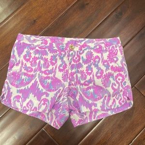 Lilly Pulitzer Pink Adie Shorts - size 0